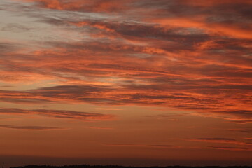 Fototapeta premium orange sunset