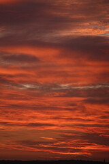 Obraz premium orange sunset