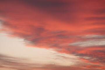 Obraz premium orange sunset