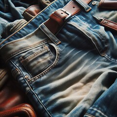 Faded Jeans Faded jeans offer a relaxed lived in look perfect fo