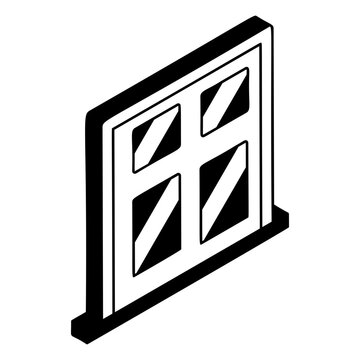 recommend clip art: Closed Tinted Windows Frame outline isometric vector, Handyman Services symbol, House Repairing sign, Civil Engineering and Building Contractor stock illustration, Upvc Energy Efficient Window concept