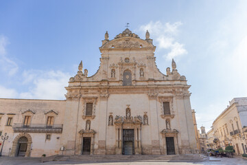 Galatina, Apulien, Italien. Chiesa dei Santi Pietro e Paolo (Peter und Paul Kirche). Die Kirche San...
