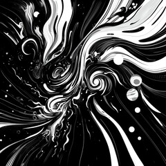 Fototapeta premium black and white abstract background
