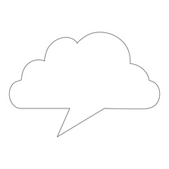 Chat, speech bubble icon set, ready-to-use icons with modern and simple designs.