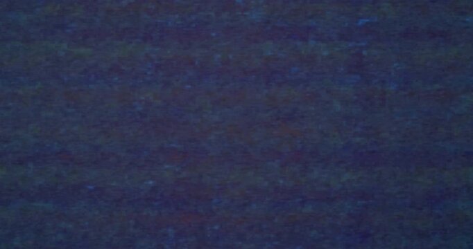 multicolor vhs glitch noise background realistic flickering, analog vintage TV signal with bad interference, static noise
