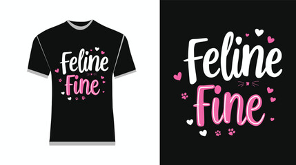 Obraz premium Custom typography t-shirt design