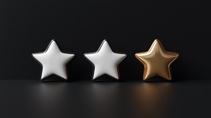 Obraz premium Low-Detail Stars on Black Canvas 