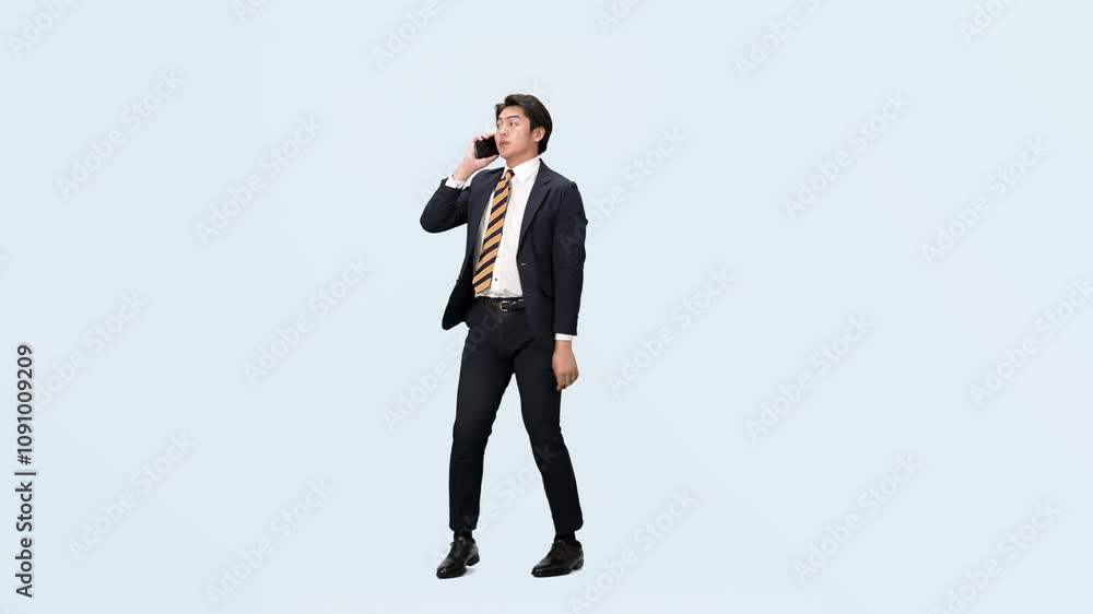 Aufkleber スマホ、スマートフォン、ダンス、踊る、ビジネスマン、ビジネスパーソン、男性、アプリ、タッチ、動画、撮影、写真、検索、サラリーマン、会社員、SNS、音楽、ミュージック、ダンサー、操作、キャンペーン、セール、クーポン、ポイント、全身、メール、日本人、スーツ、ビジネス、仕事、切り抜き、コピースペース、パントマイム、転職、DX、モバイル、IT、人材、デジタルトランスフォーメーション、振り付け、画面、予約、