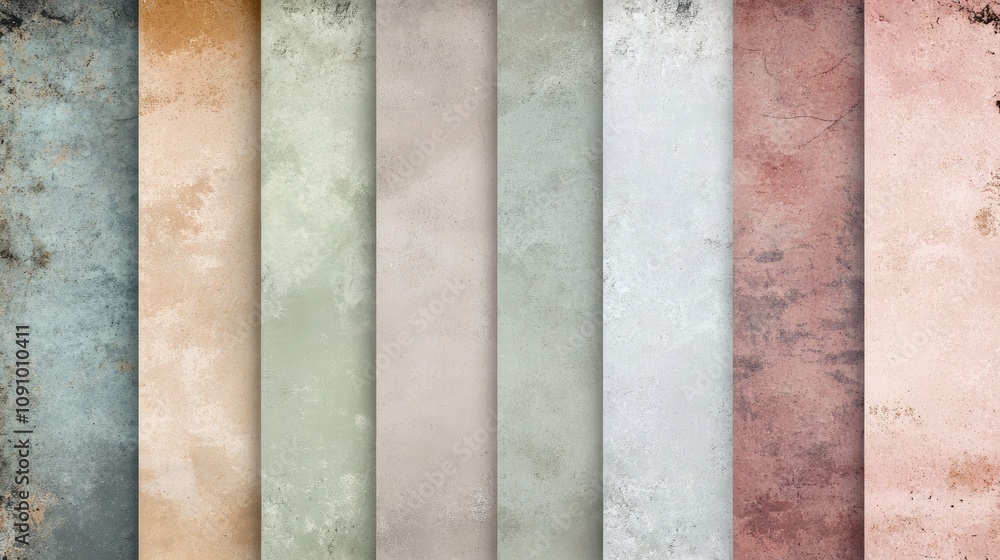 Poster a digital paper texture with soft pastel colors and subtle patterns for an understated design.