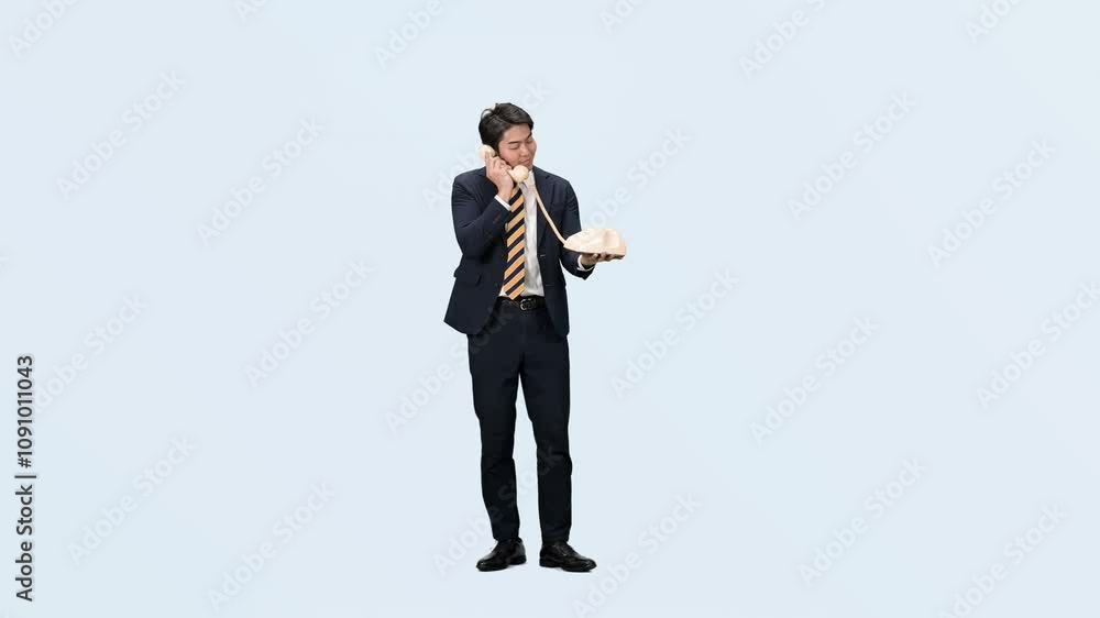 Poster 電話、通話、ダンス、踊る、ビジネスパーソン、ビジネスマン、営業、オフィス、全身、切り抜き、コピースペース、男性、日本人、仕事、セールス、問い合わせ、苦情、クレーム、殺到、忙しい、窓口、受付、固定電話、ビジネスフォン、ビジネス、挨拶、働く、スーツ、元気、ノリノリ、慌てる、ダンサー、踊り、ビジネスシーン、経営、笑顔、振り付け、コールセンター、スタッフ、オペレーター、会社員、サラリーマン、注文、質問、応