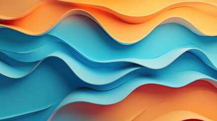 Obraz premium Abstract Tapestry of Fluid Dreams