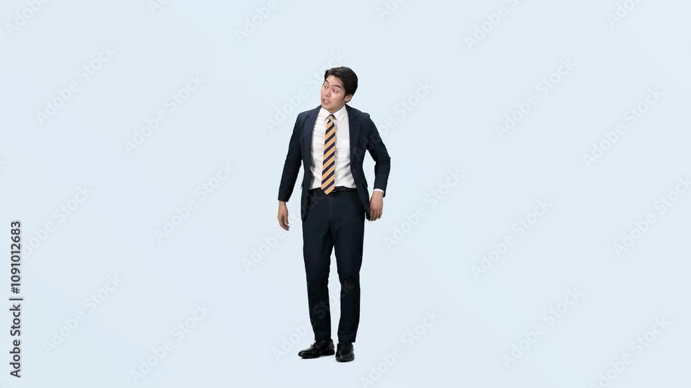 Aufkleber ビジネス、ビジネスマン、ビジネスパーソン、全身、仕事、忙しい、営業、会社員、サラリーマン、スマホ、スマートフォン、通話、待ち合わせ、訪問、スーツ、働く、元気、アクティブ、アクション、演技、ダンス、演劇、役者、歩く、ストレス、カバン、バッグ、パントマイム、ビジネスシーン、男性、日本人、切り抜き、コピースペース、60p、走る、ダッシュ、遅刻、遅れる、焦る、慌てる、連絡、セールスマン、商談、急ぐ、失敗、