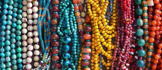 Beads And Colorful Necklaces