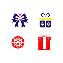 christmas tree, winter, holiday, christmas icon set vector