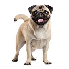 Obraz premium cute dog isolated on white