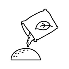 vector illustration of plants and botanical gardening