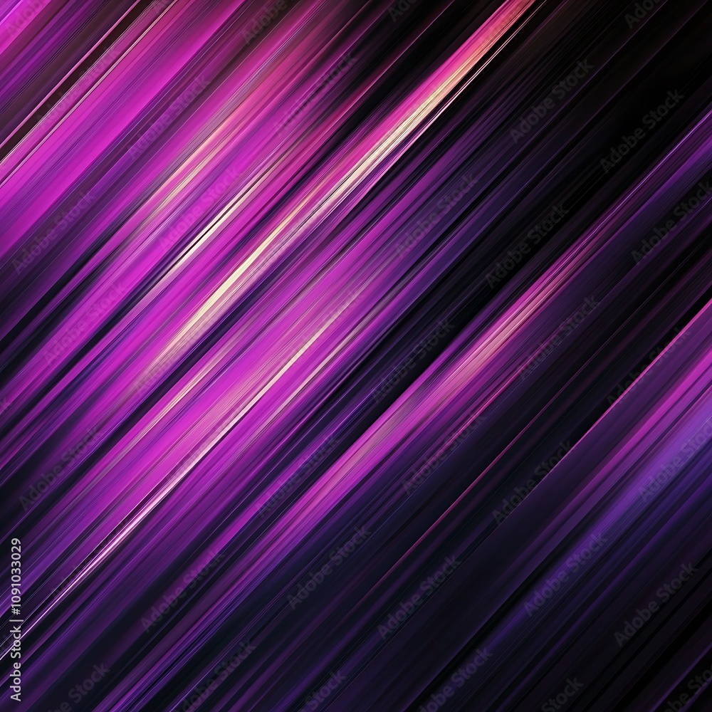 Poster abstract background featuring elegant diagonal stripes in purple and black with dark and colorful el