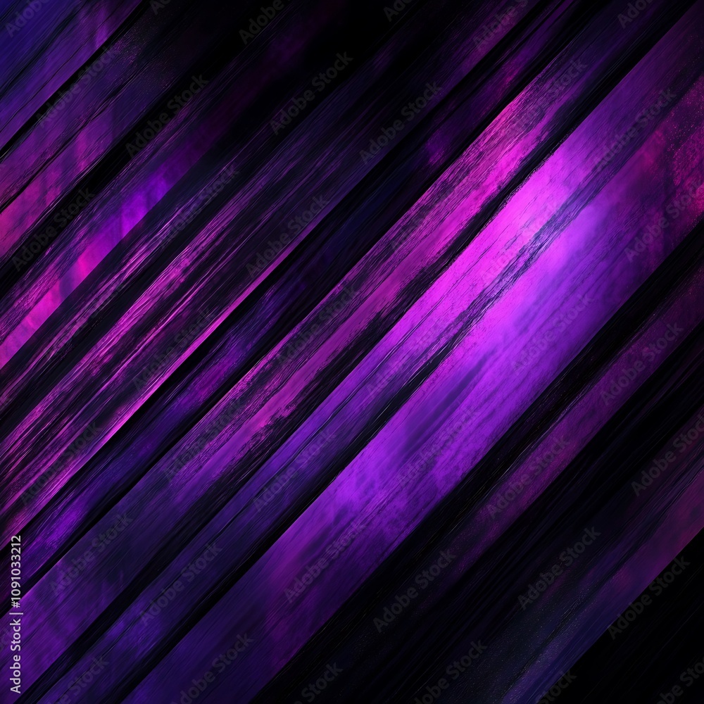 Poster abstract background featuring elegant diagonal stripes in purple and black with dark and colorful el