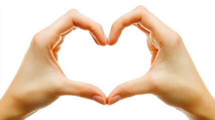 Fototapeta premium hands showing heart shape