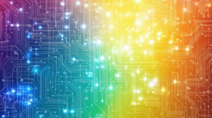 Fototapeta premium Abstract Digital Network Background