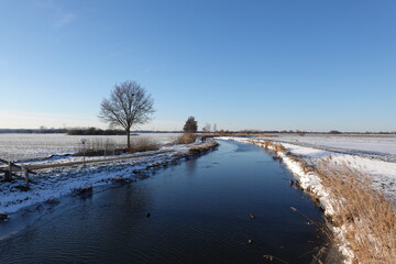 river in winter