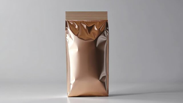 Foil Coffee Bag Mockup Video