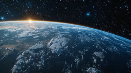 Obraz premium Stunning View of Deep Space with Nebulas and Stars