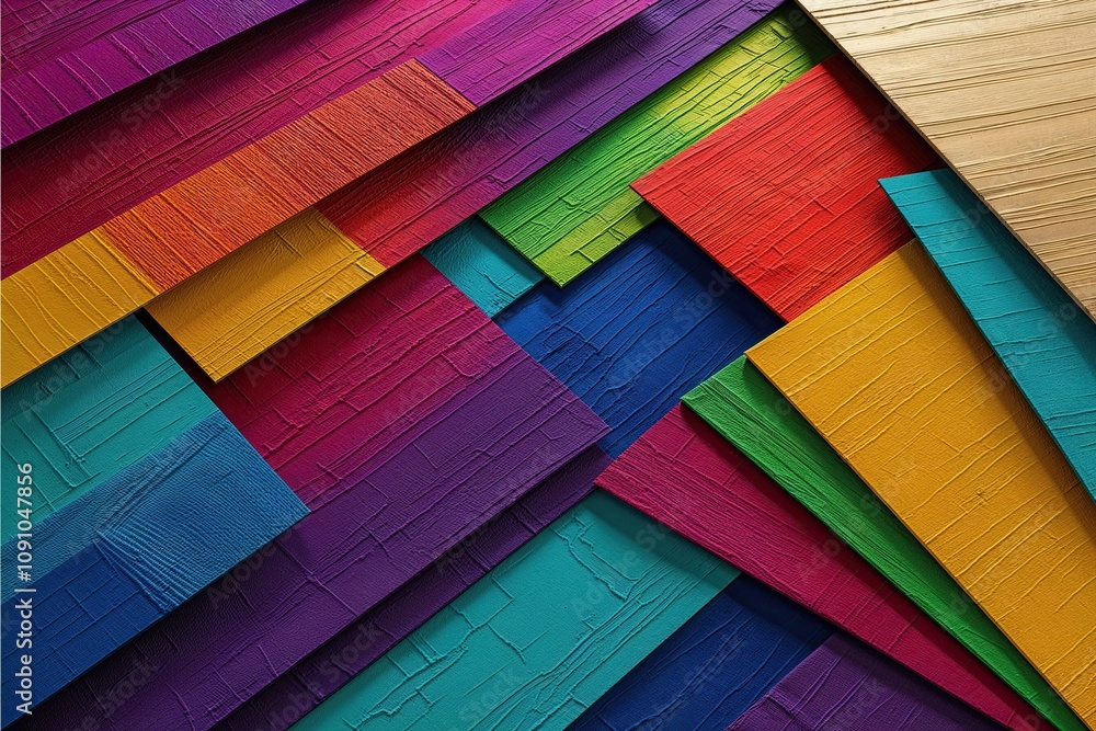Aufkleber dynamic background design featuring bright colors and textured layers for modern art presentation