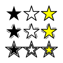 Fototapeta premium set of stars