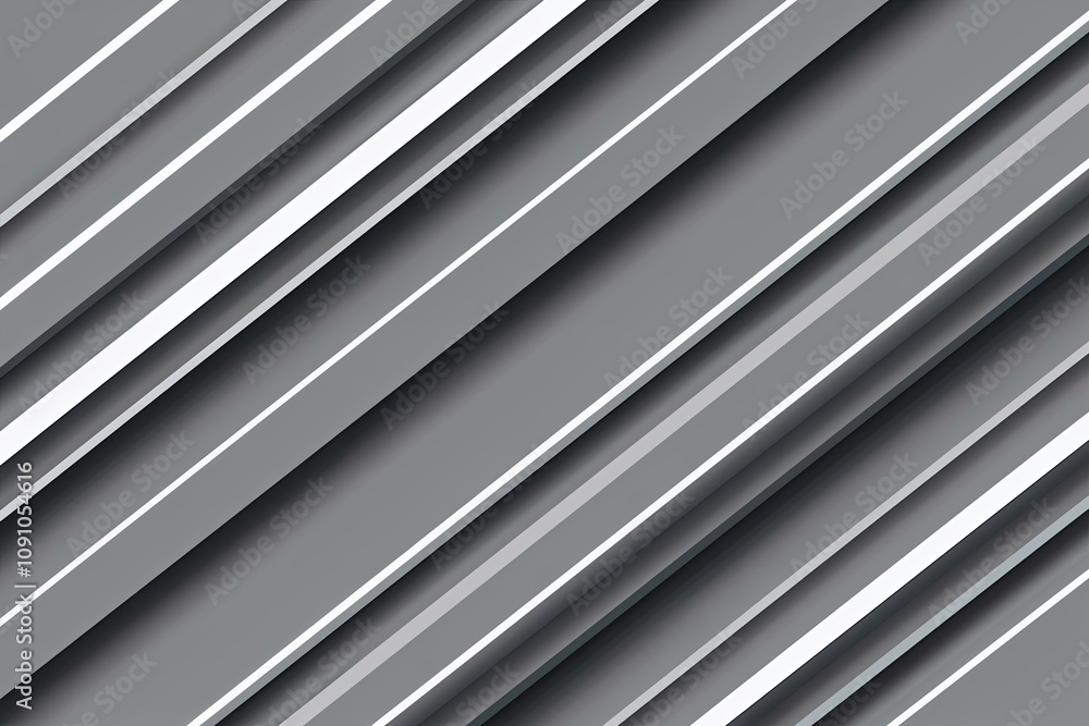 Poster stylish gray and white diagonal line abstract background with soft shadow effect