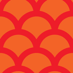 Vector seamless repeat pattern print background with timeless geometric patterns