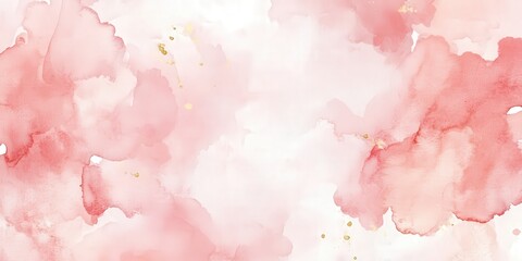 Fototapeta premium Soft Watercolor Pink Abstract Background