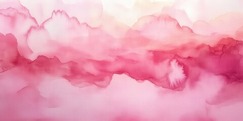 Fototapeta premium Soft Pink Abstract Landscape Art