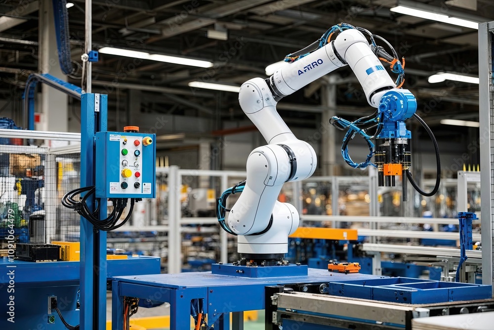 Poster advanced automation robot for efficient manufacturing assembly
