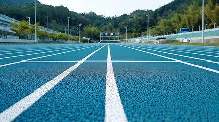 Perfectly Maintained Running Track with a Smooth Surface
