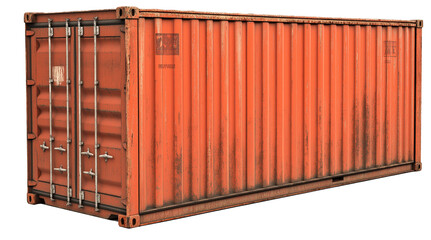 Fototapeta premium container Cut the white background for easy use.