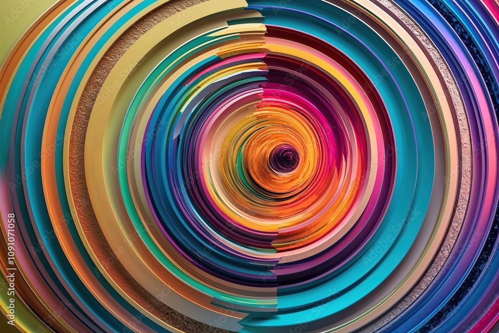 Poster vibrant abstract background featuring colorful swirls and textured layers for modern design