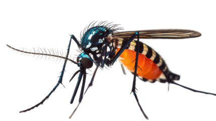 mosquito isoltaed on white background