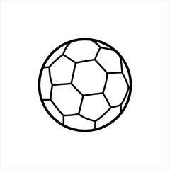 Fototapeta premium vector illustration of ball and sport separate