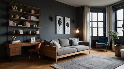 Fototapeta premium modern living room interior