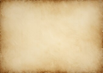 Naklejka premium Weathered Parchment Page with Antique Texture and Soft Warm Lighting