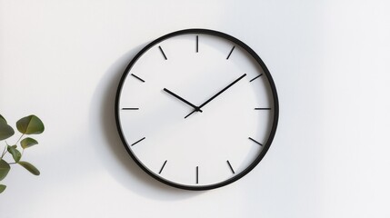 Modern wall clock design minimalist home decor stylish living room contemporary environment aesthetic viewpoint
