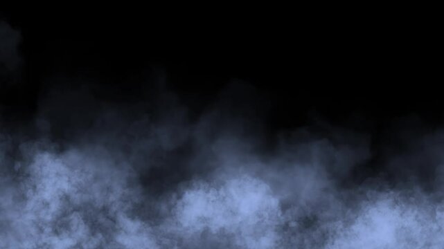 Cloud dust fog smoke on black atmosphere motion Light rays background. spotlight Drifting Rising Clouds Fog Overlay. Floating fog, mist, smoke, steam smoke steam cloud atmospheric fog frame motion,