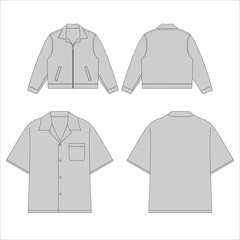 illustration of t shirts