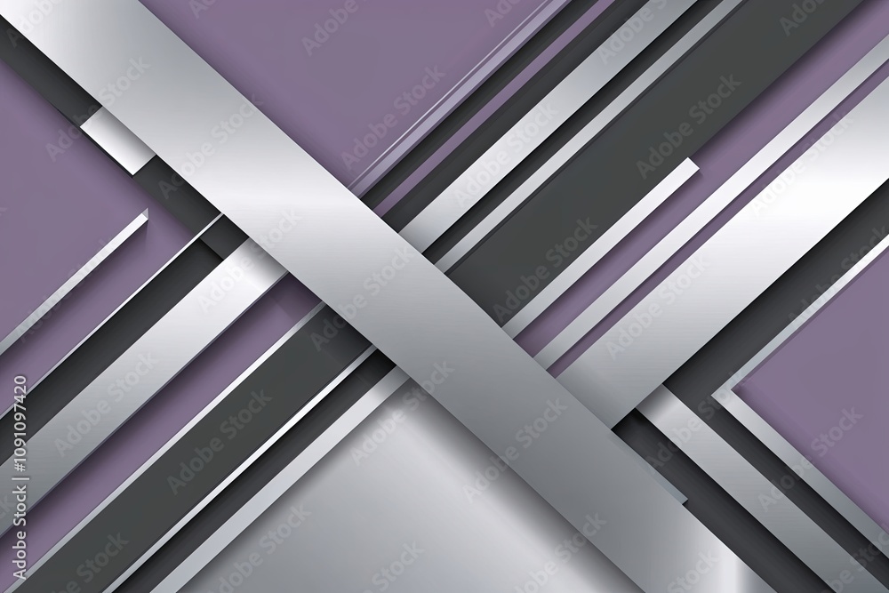 Poster crisp silver gray and lavender abstract background with dynamic diagonal patterns for a sophisticate
