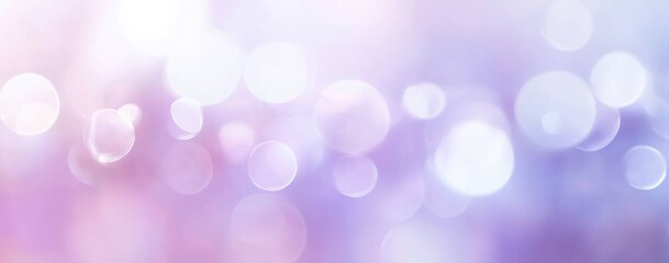 Obraz premium Soft Blurred Light Purple Background with Bokeh Effect and Pastel Colors