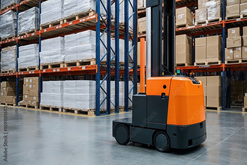 Poster automated warehouse robot for efficient logistics and inventory management