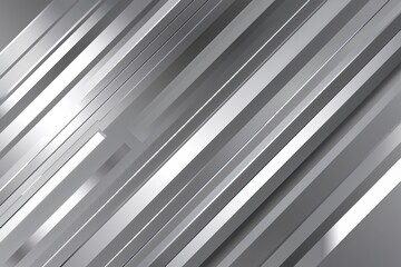 Obraz premium Stylish Silver and White Diagonal Stripe Design with Soft Shadows and Contemporary Geometry
