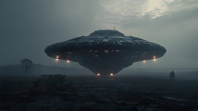 The astronaut with his spaceship, clad in a state-of-the-art suit, is a testament to humanity's future in space, a vision straight from the silver screen.