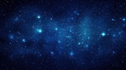 Fototapeta premium A breathtaking view of a starry night sky with a vibrant galaxy illuminating the darkness isolated on white background